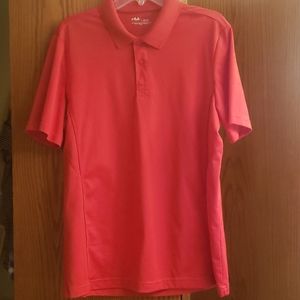 Mens Fila Sport Golf Polo Shirt Red